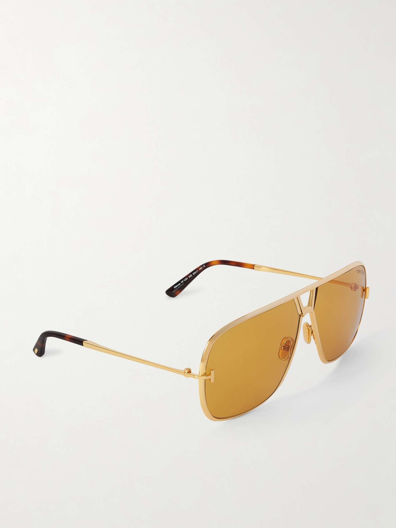 Stavros aviator-style gold-tone sunglasses Gold - 2