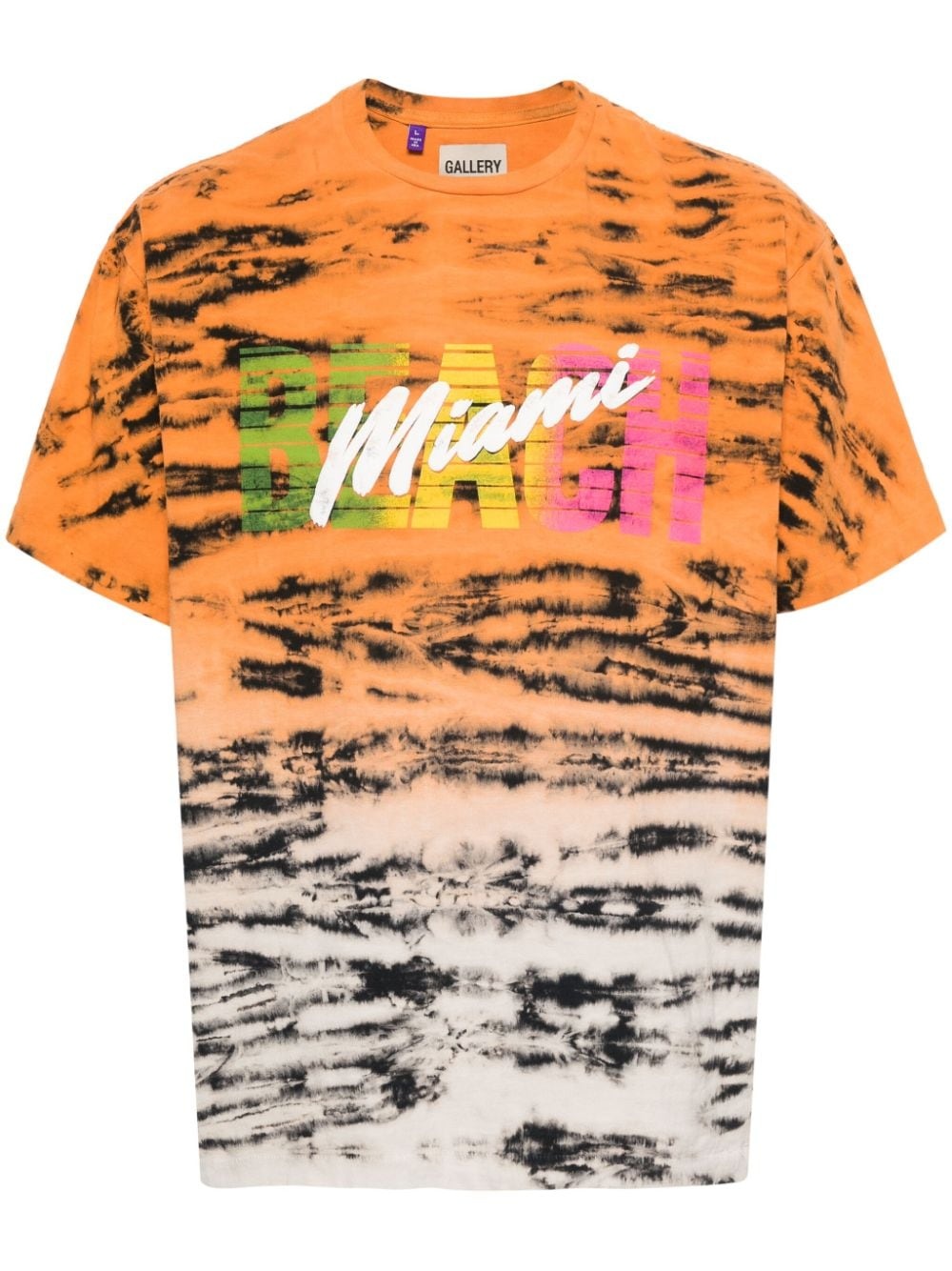 Miami Beach tiger-print T-shirt - 1