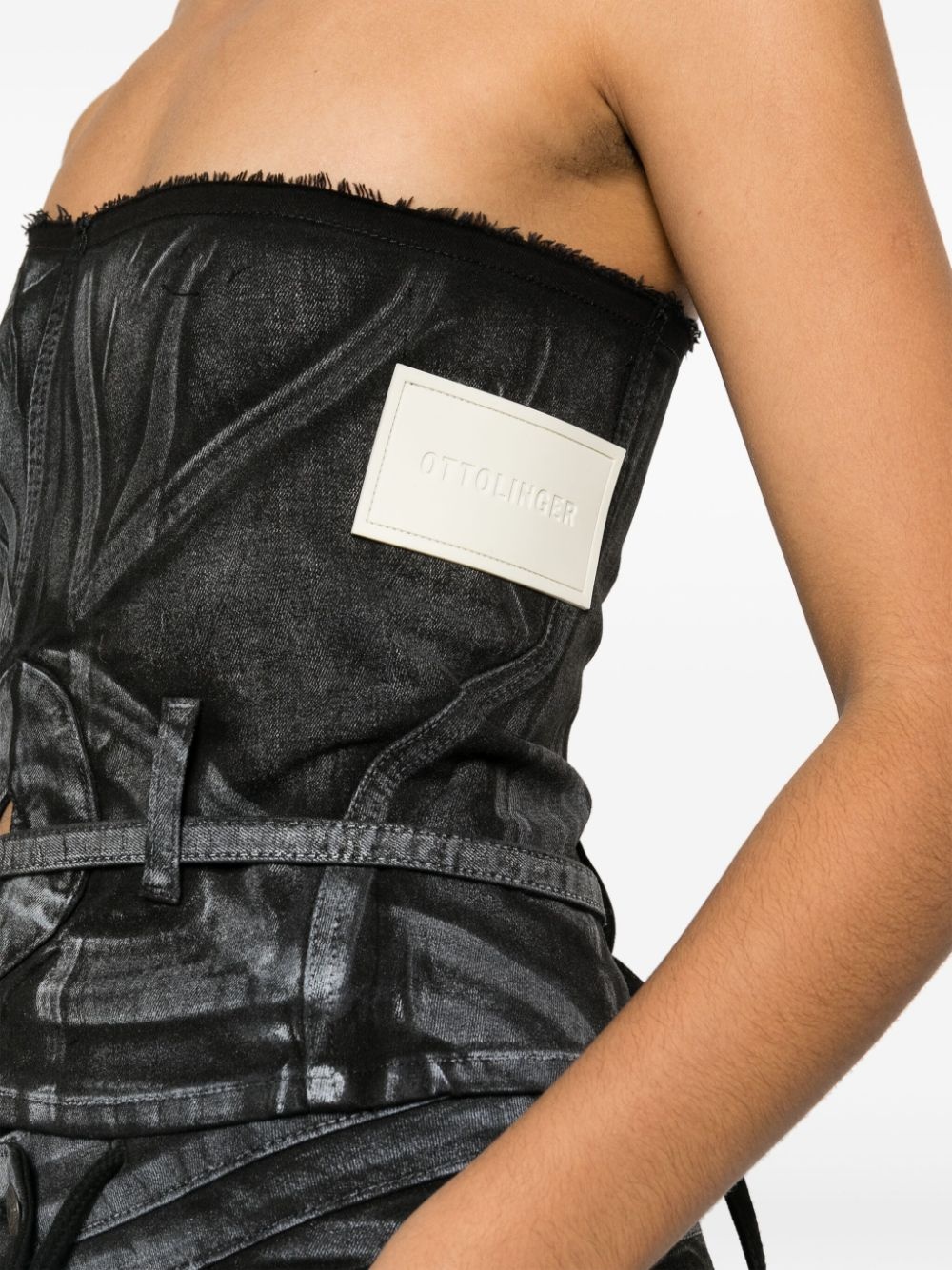 zip-detail tube top - 5