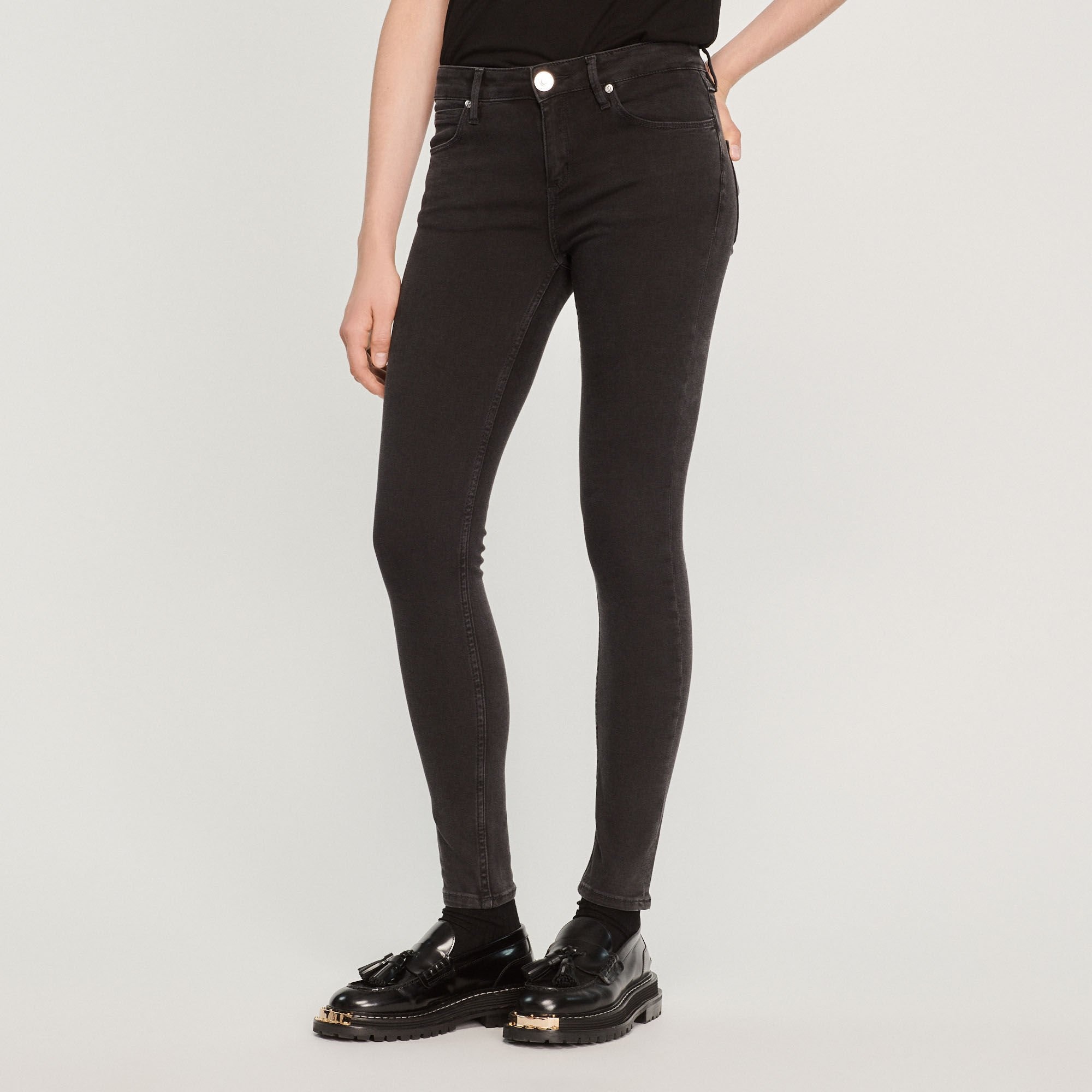 SLIM JEANS WITH REGULAR WAIST - 5