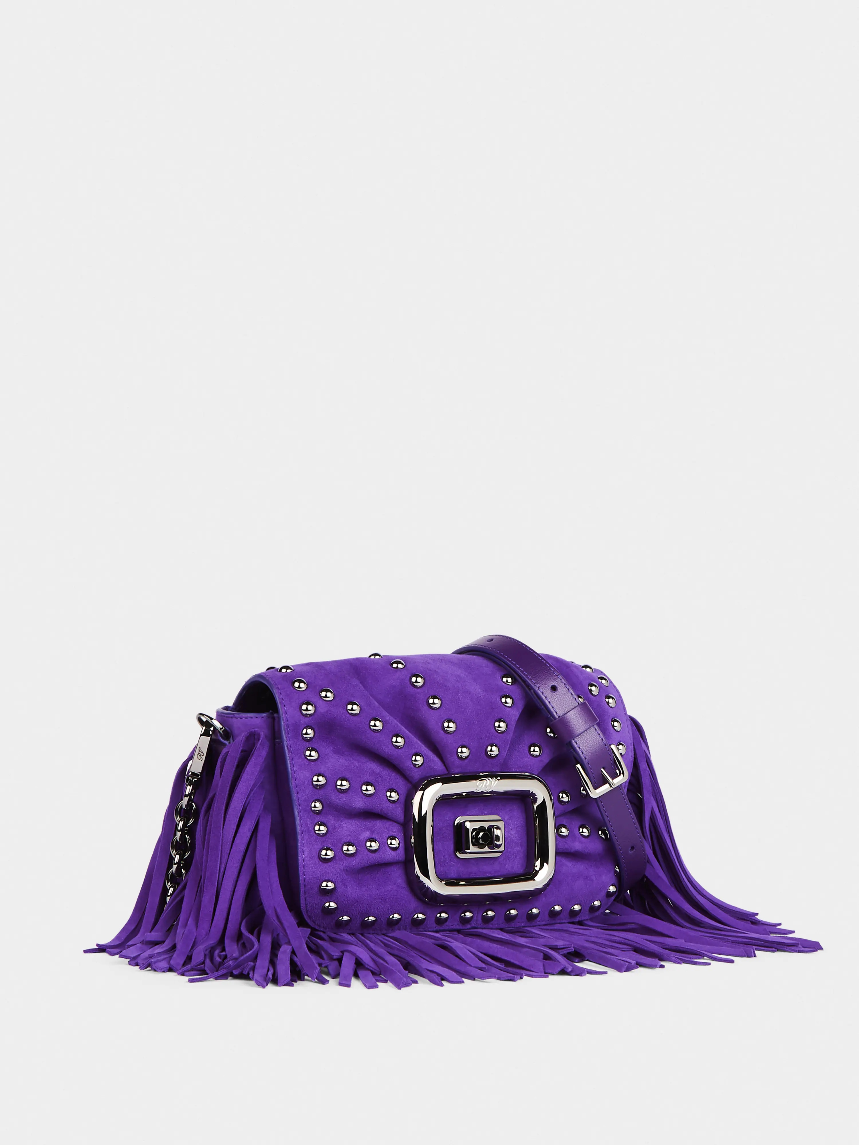 Viv' Choc Mini Bag in suede - 3