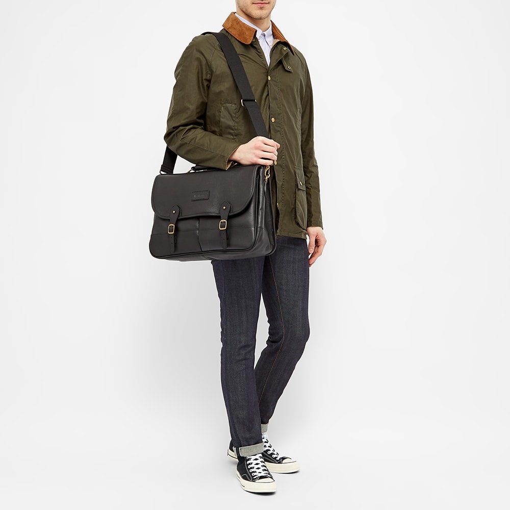 Barbour Leather Briefcase - 5