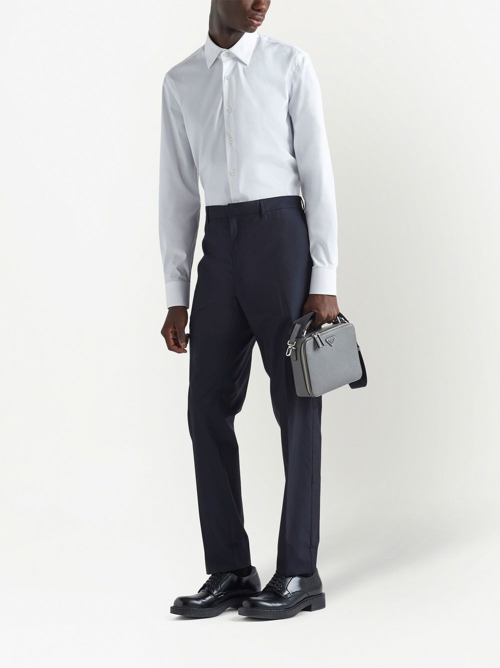 tailored straight-leg trousers - 2