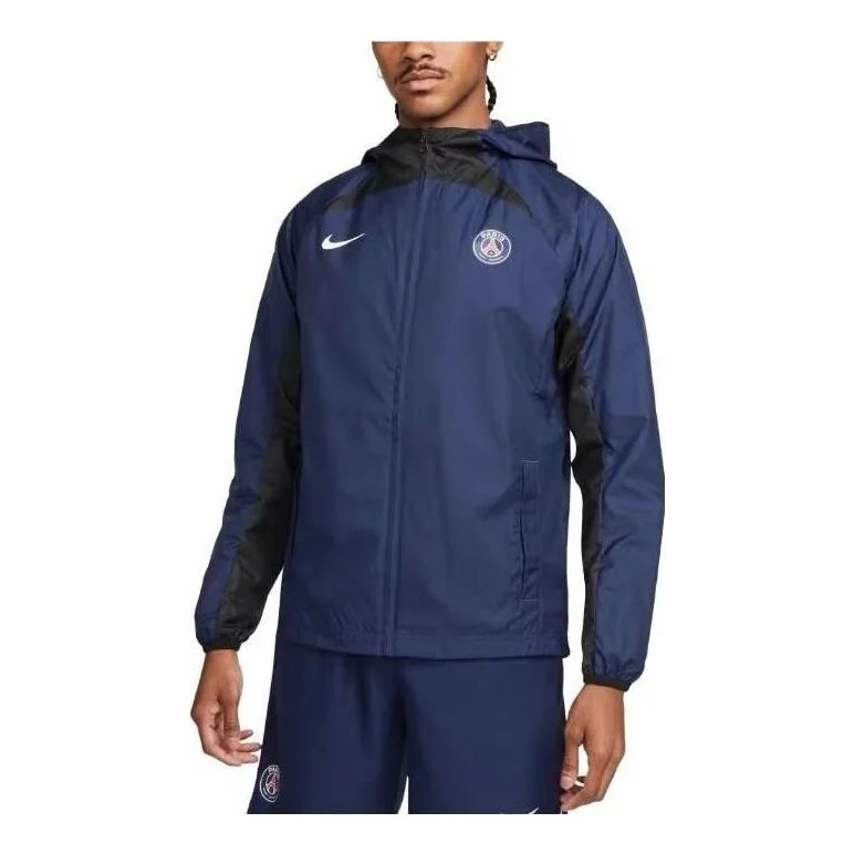 Nike Paris Saint-germain 2022-23 Awf Jacket 'Navy' DN1185-410 - 1