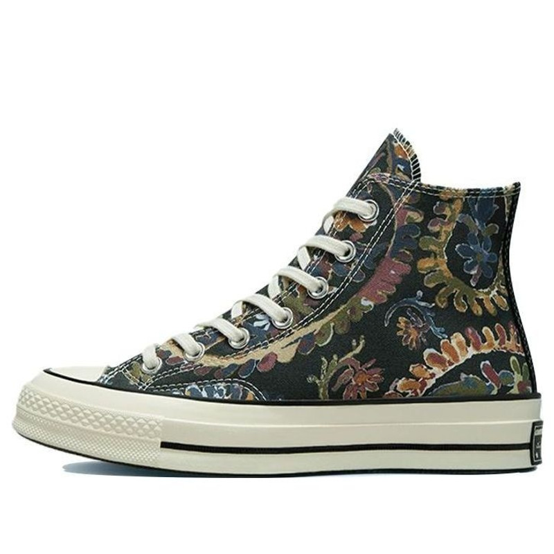 (WMNS) Converse Chuck 70 High 'Fall Florals - Black' 572546C - 1