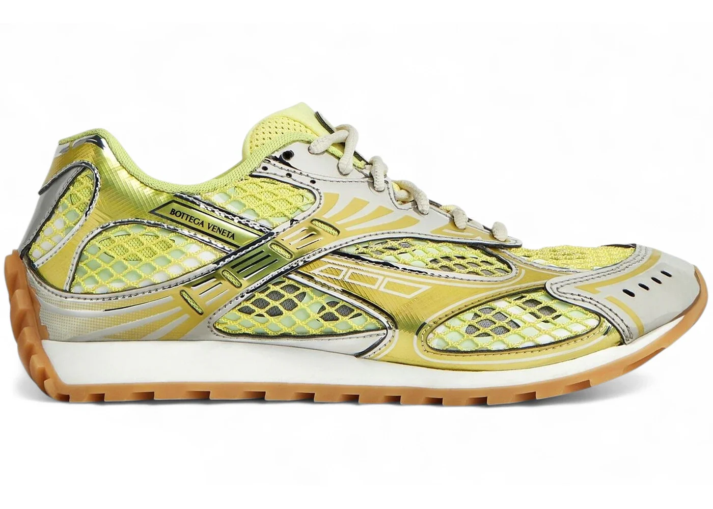 Bottega Veneta Orbit Silver Yellow Gum (Women's) - 1