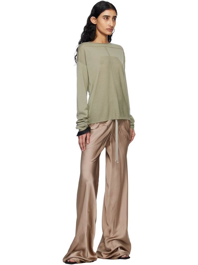 Rick Owens Green Hollywood Pull Sweater outlook