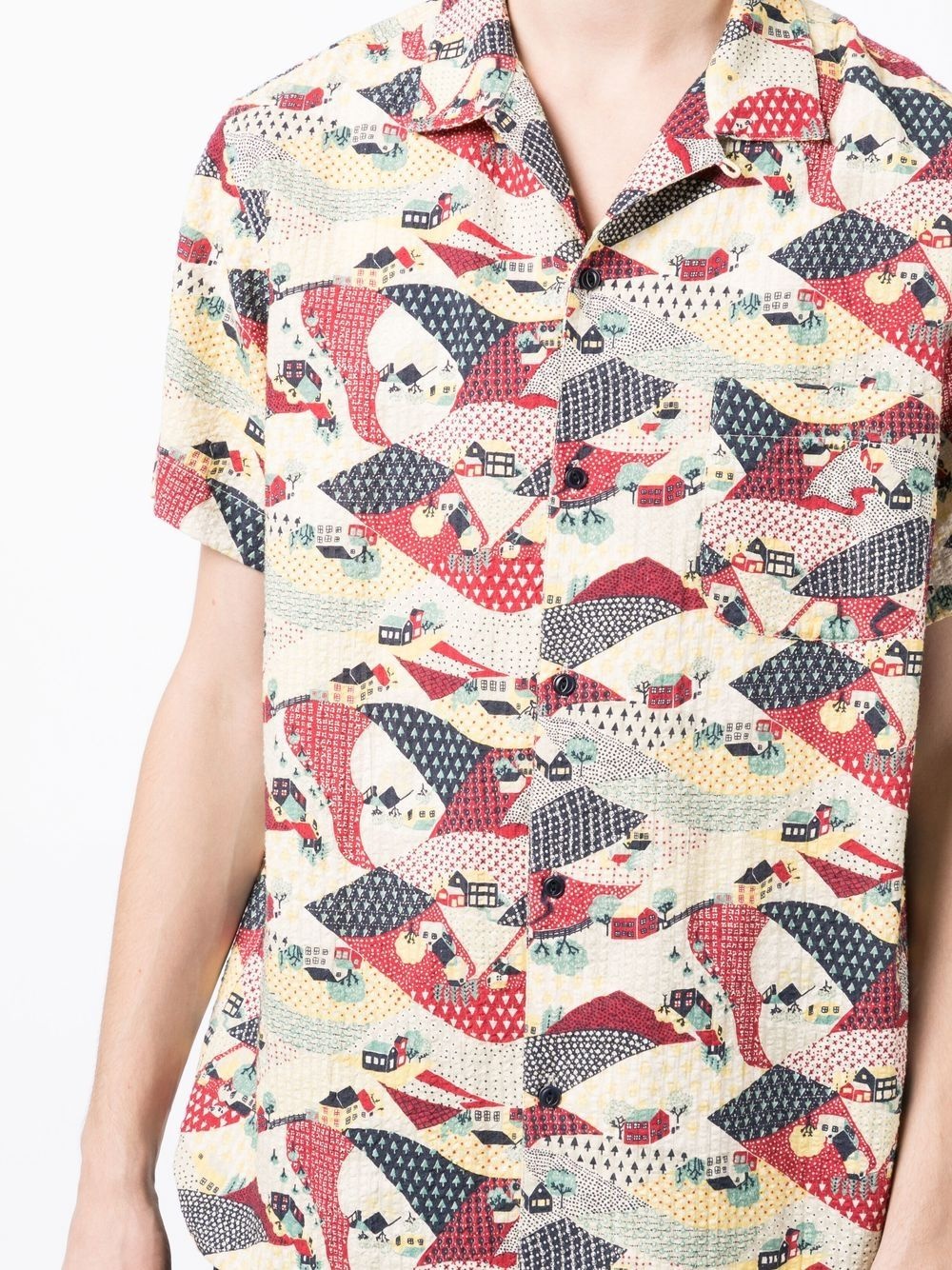 graphic-print short-sleeve shirt - 5