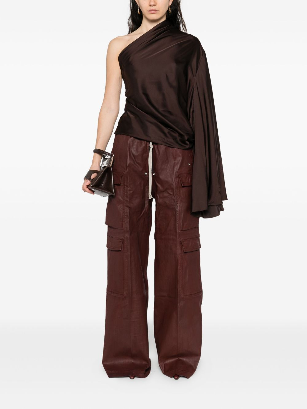 cargo-pocket drawstring trousers - 2