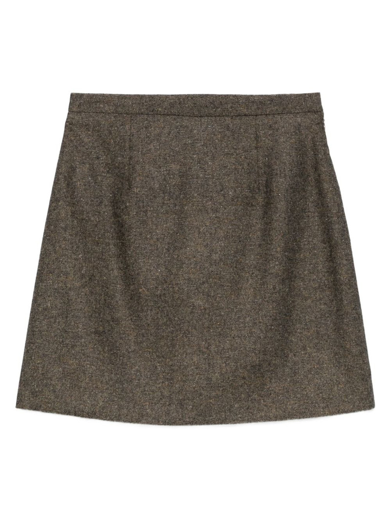 Adriana tweed mini skirt 1