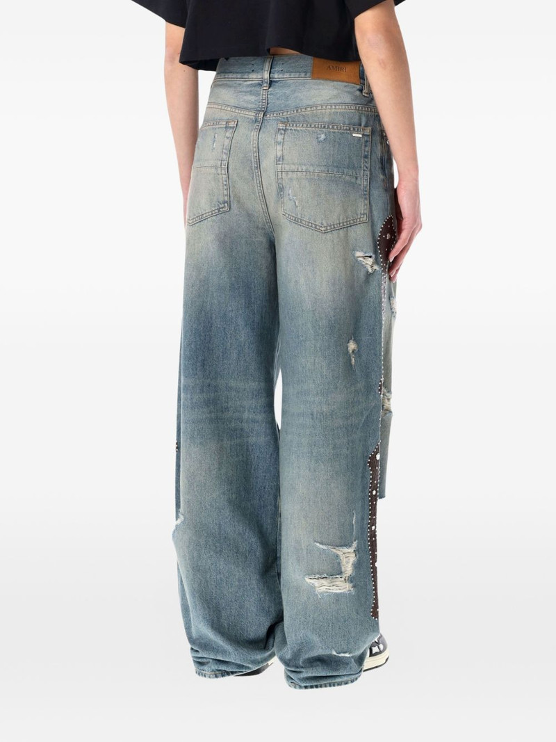 AMIRI studded-detail distressed jeans outlook