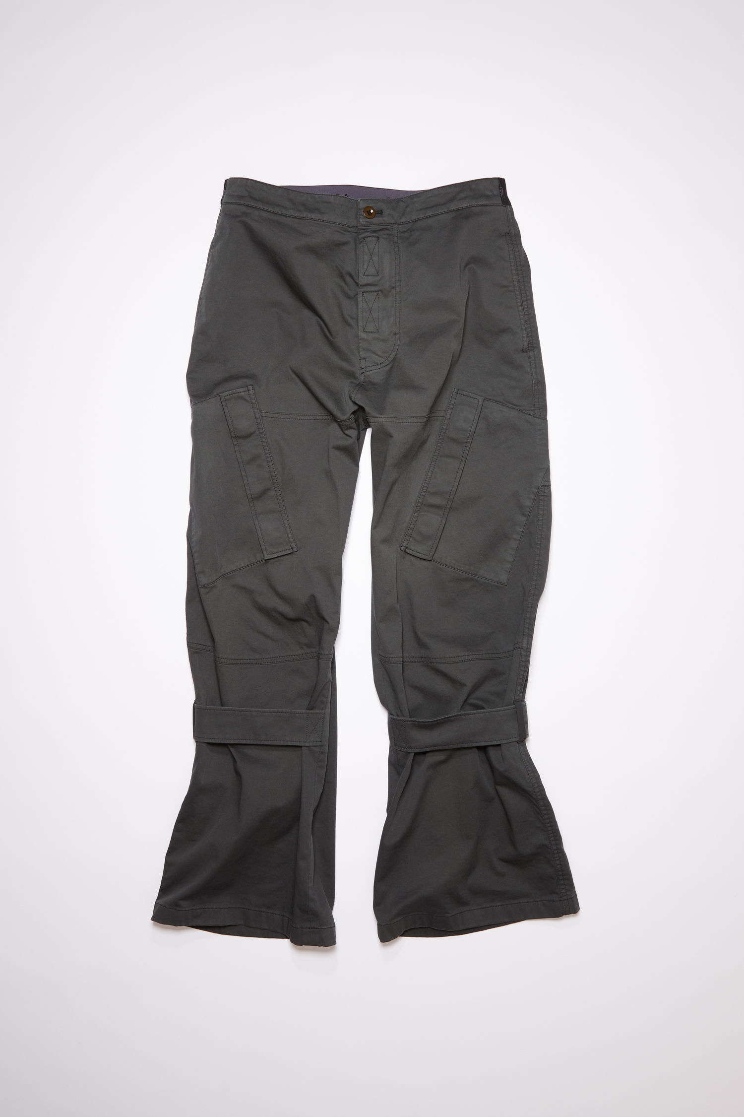 Chevron cargo pants - Anthracite grey - 5