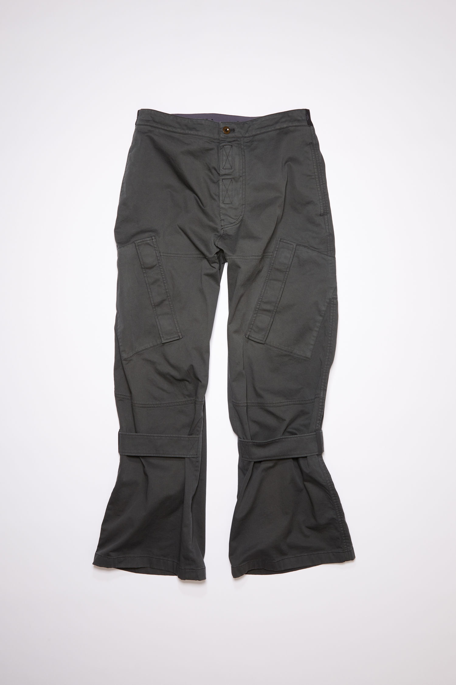 Chevron cargo pants - Anthracite grey - 5