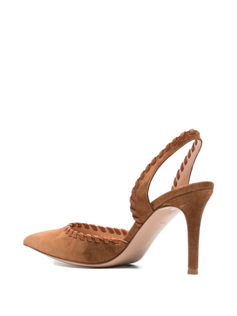 braided-trim suede sandals 3
