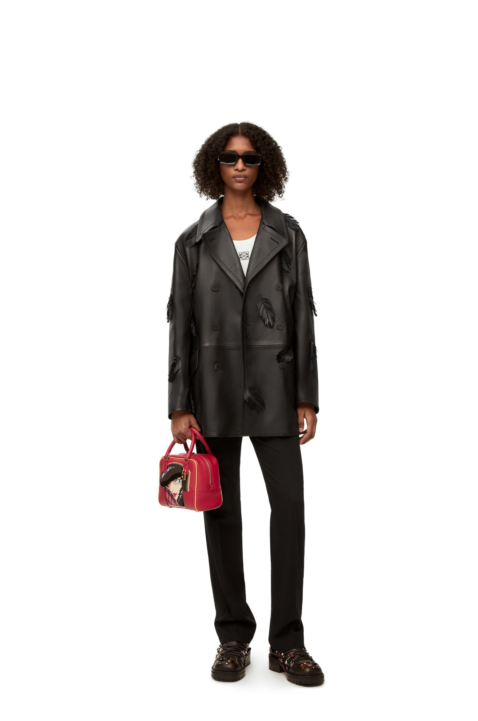 Howl peacoat in nappa - 2