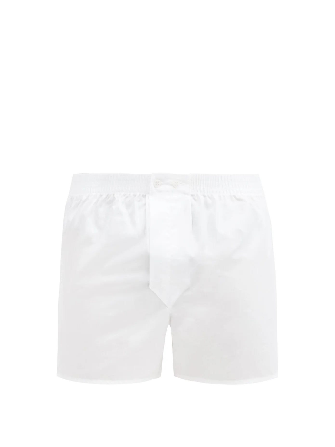 Savoy cotton-poplin boxer shorts - 1