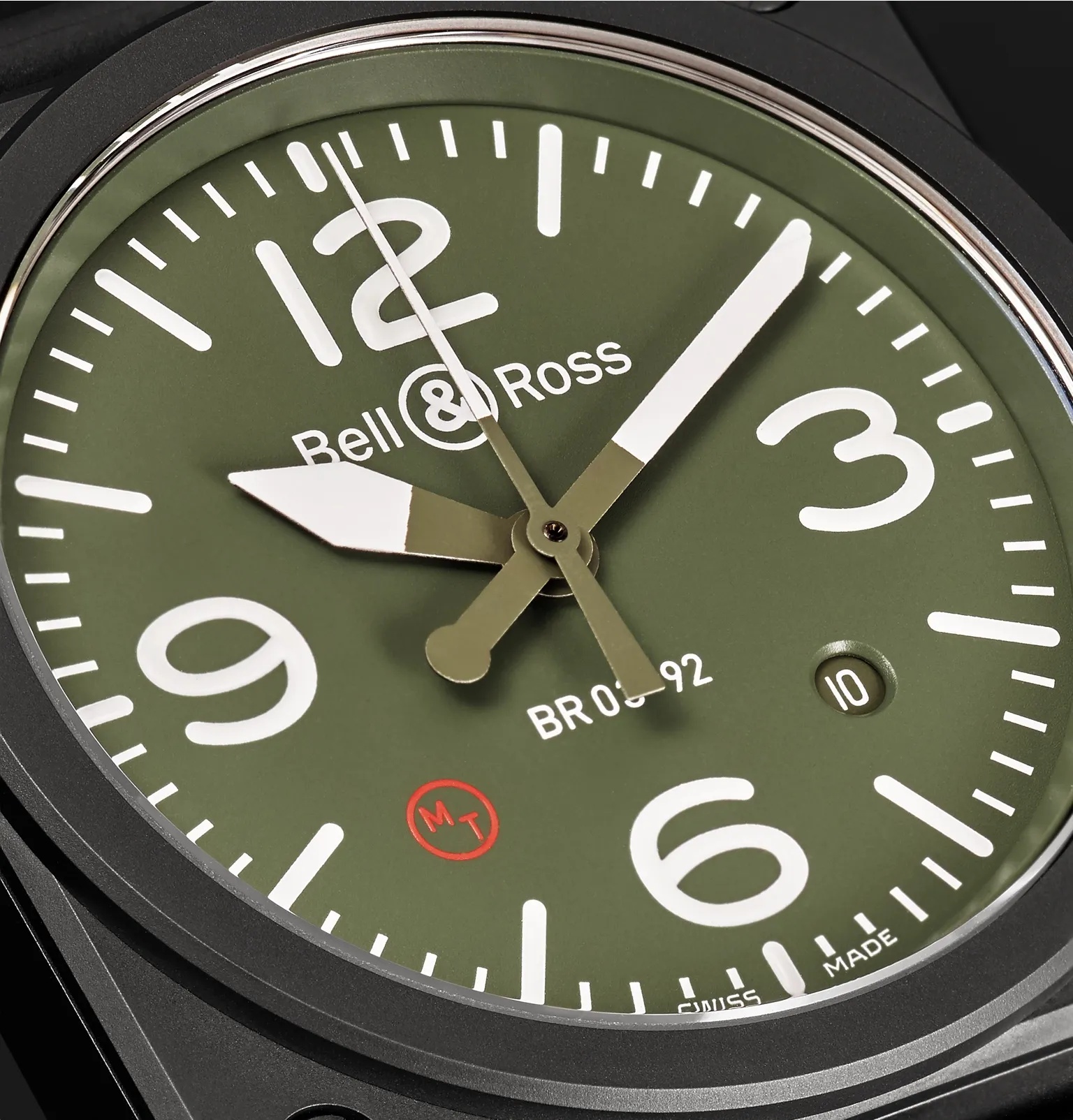 Military Type Automatic 42mm Ceramic and Rubber Watch, Ref. No. BR0392‐MIL-CE - 6