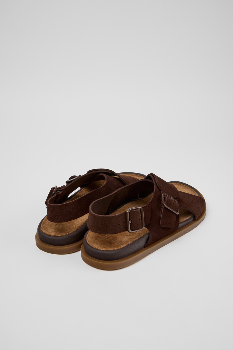 CAMPERLAB Brown Suede Sandals for Women. outlook