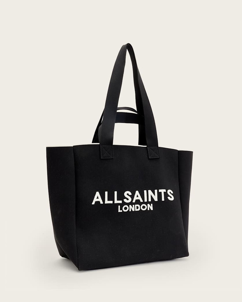 IZZY LARGE LOGO KNITTED TOTE BAG 4