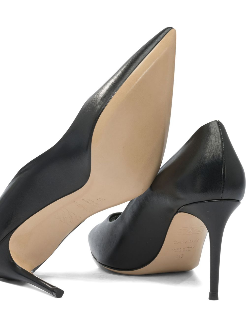 100mm crystal-embellished pointed-toe pumps - 4