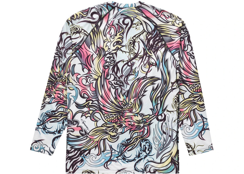 Supreme Supreme The North Face Base Layer L/S Top (FW22) Multicolor Dragon outlook
