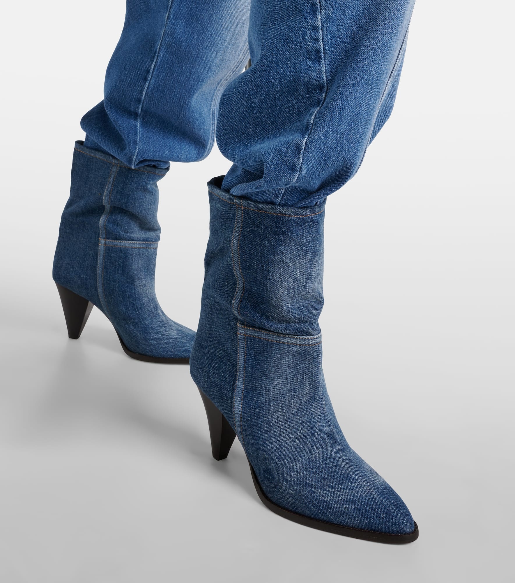 Rouxa denim ankle boots - 4