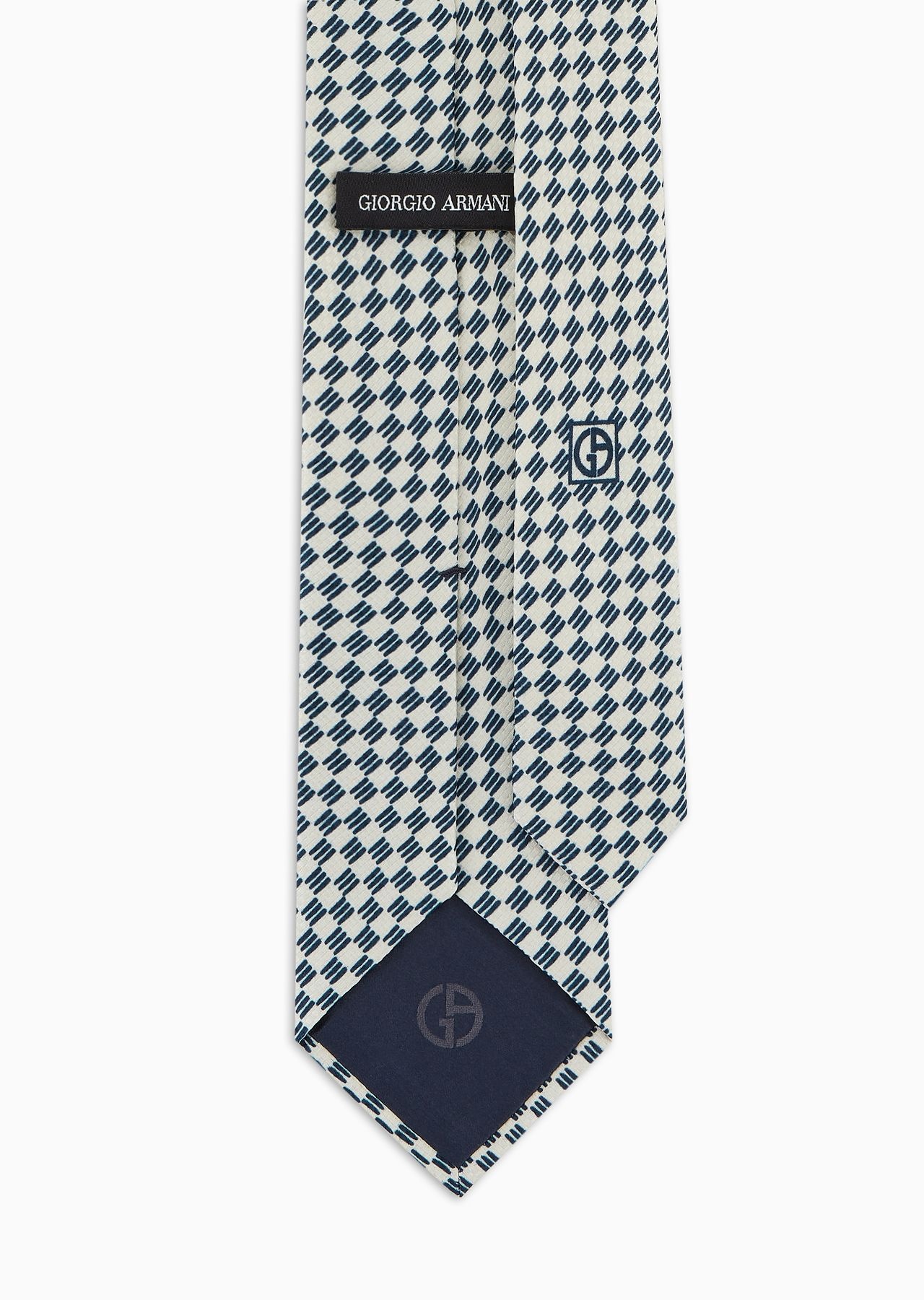 Pure silk jacquard tie - 2