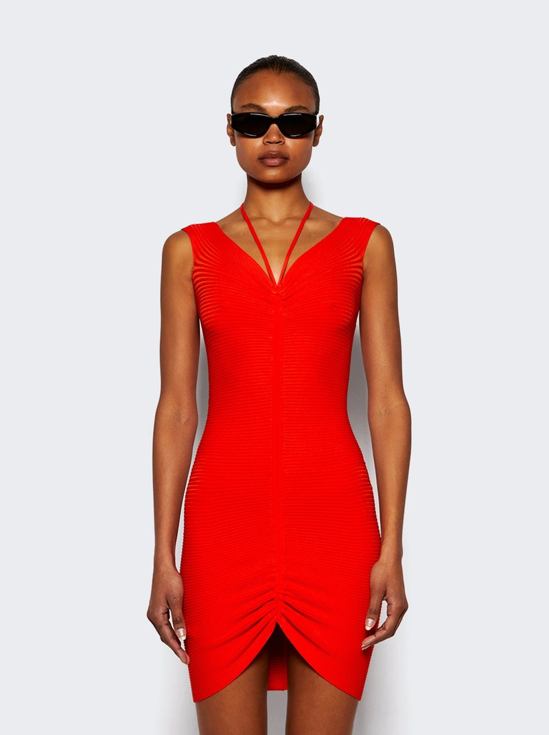 David Koma Off The Shoulder Mini Dress Orange outlook