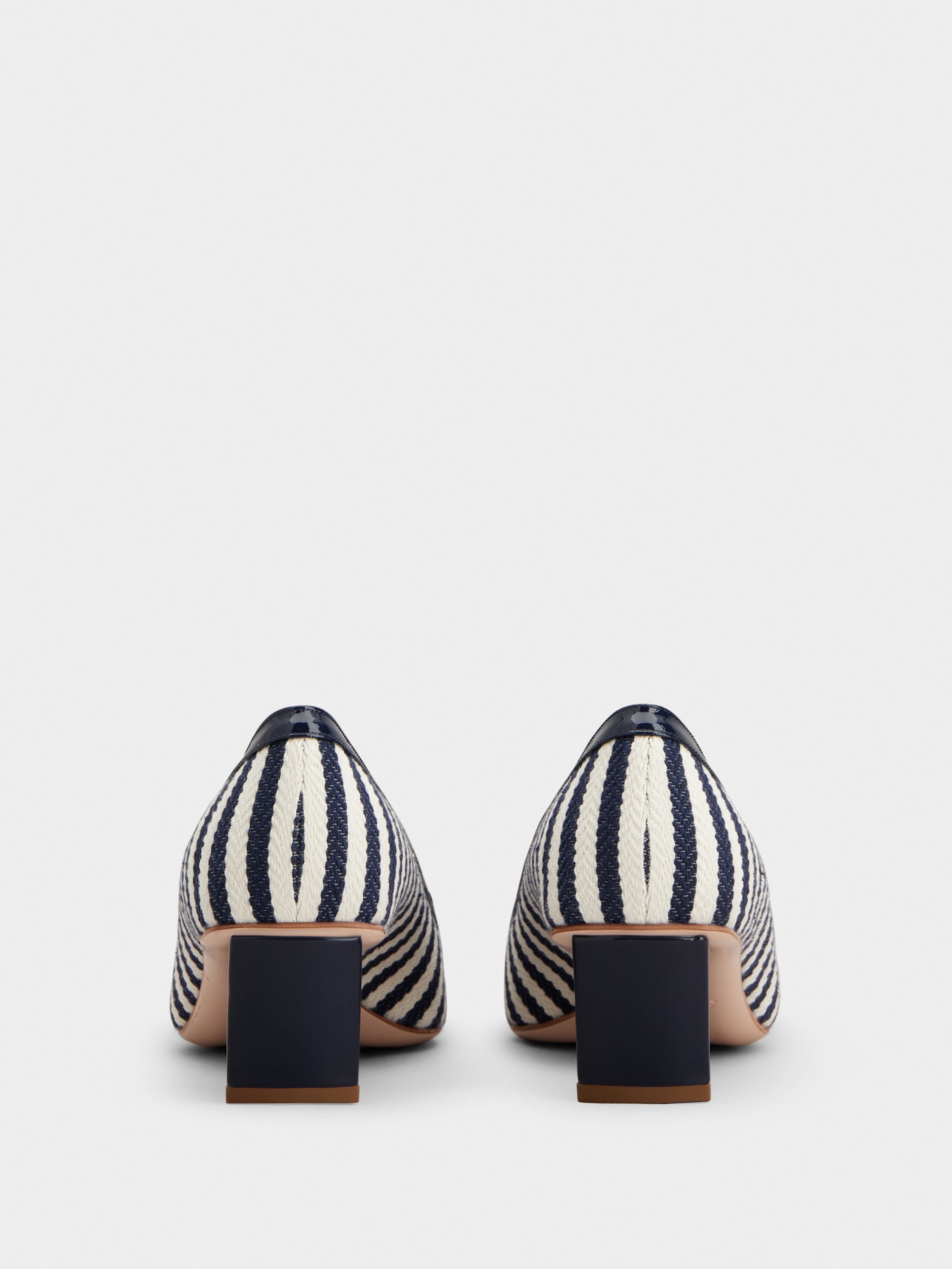 Belle Vivier Pumps in canvas - 5