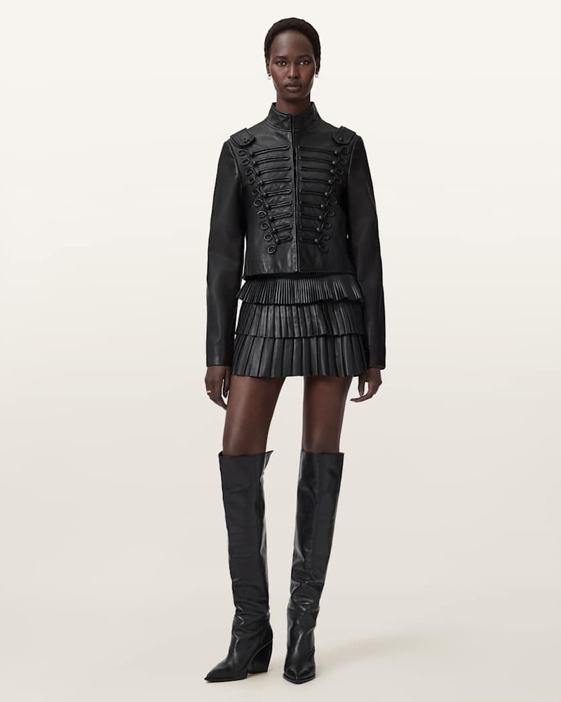 RUMMY CROPPED LEATHER JACKET 5