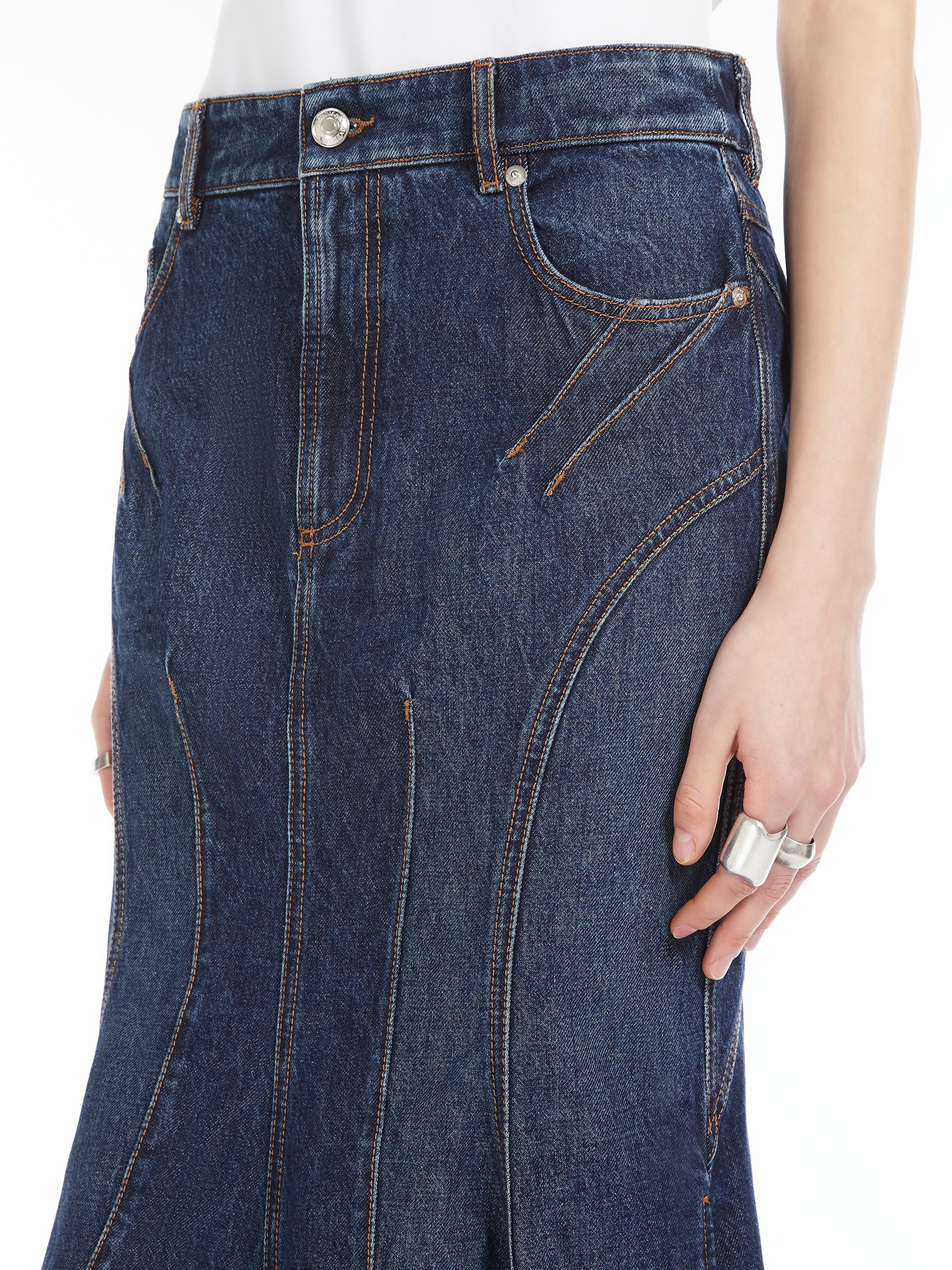 CASA Denim mermaid skirt - 5