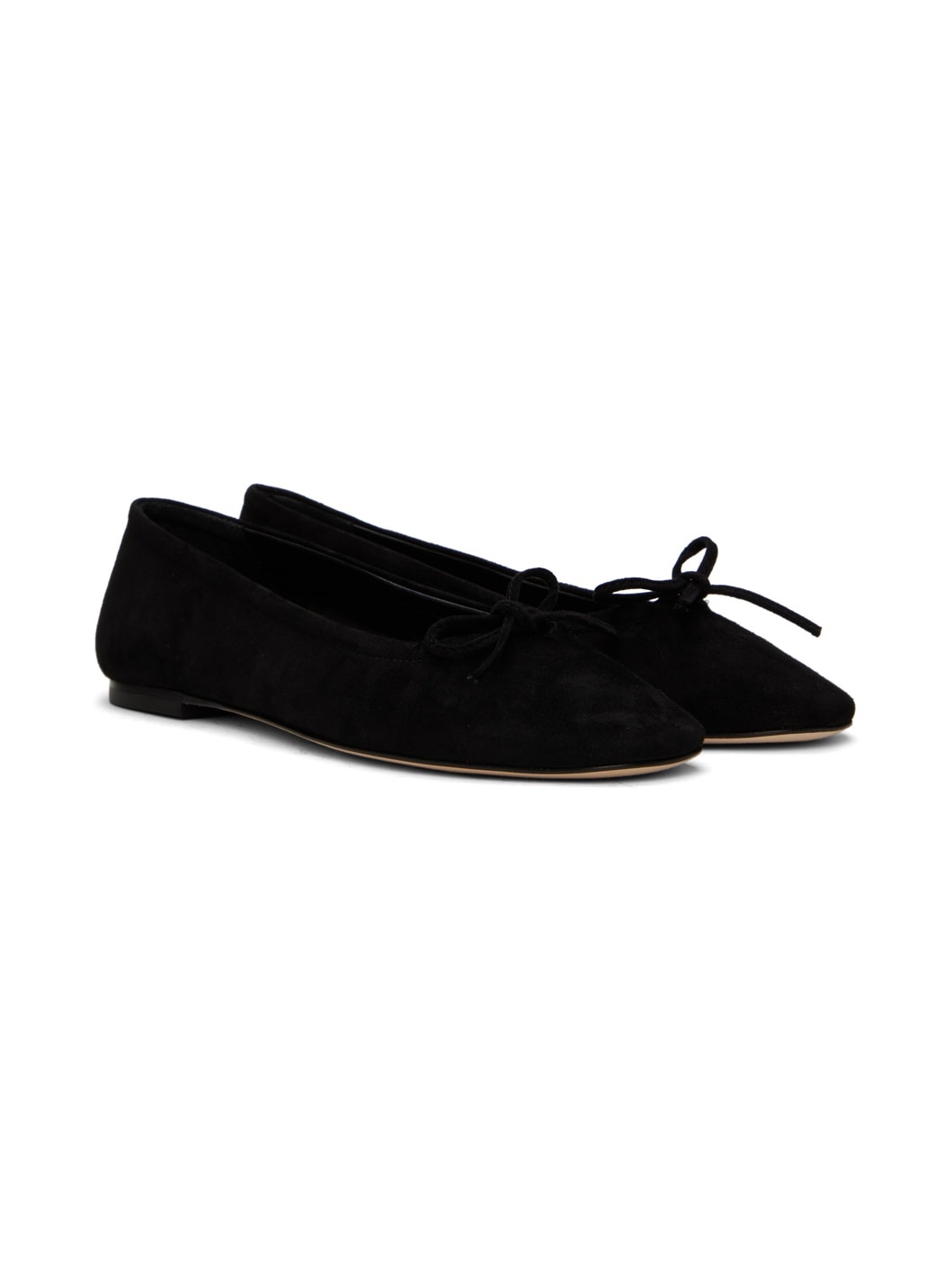 Black Delfina Ballerina Flats - 4