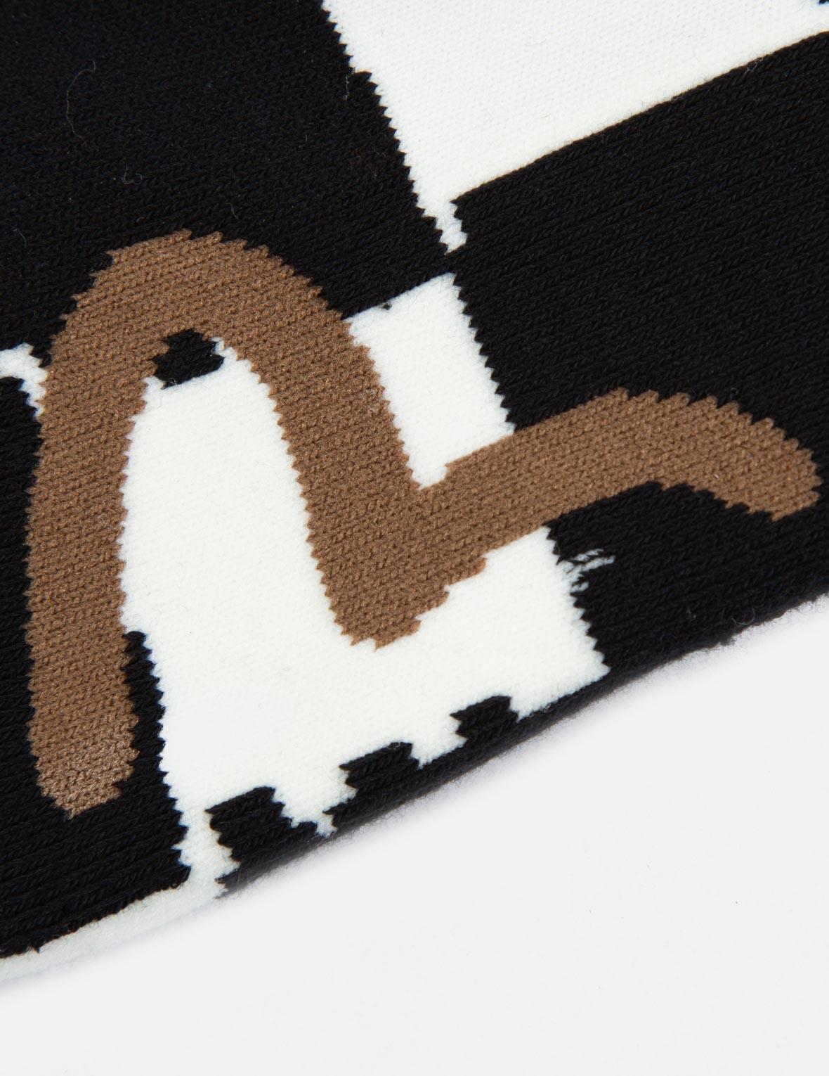 PATTERN AND LOGO JACQUARD LONG SOCKS - 4