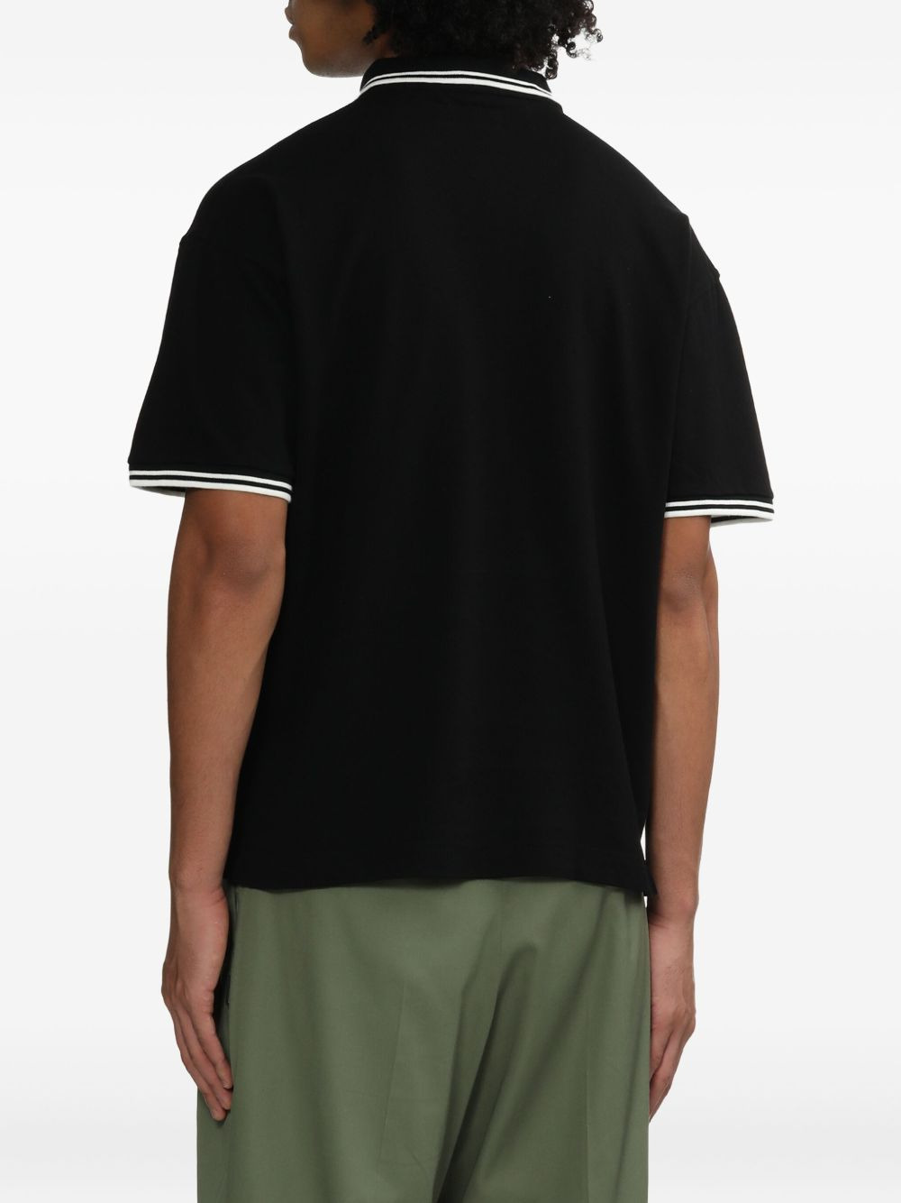 tipped polo shirt - 4