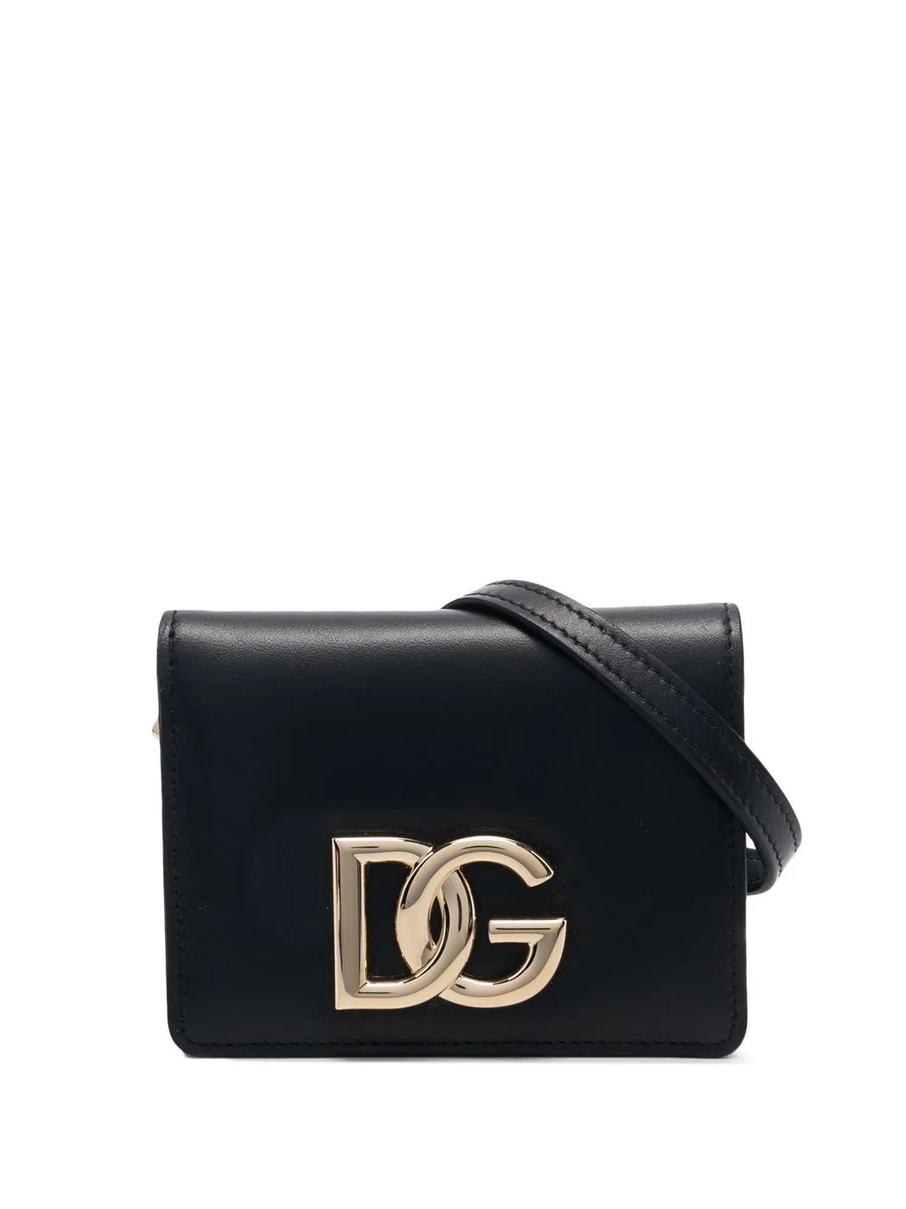 logo-plaque crossbody bag - 1