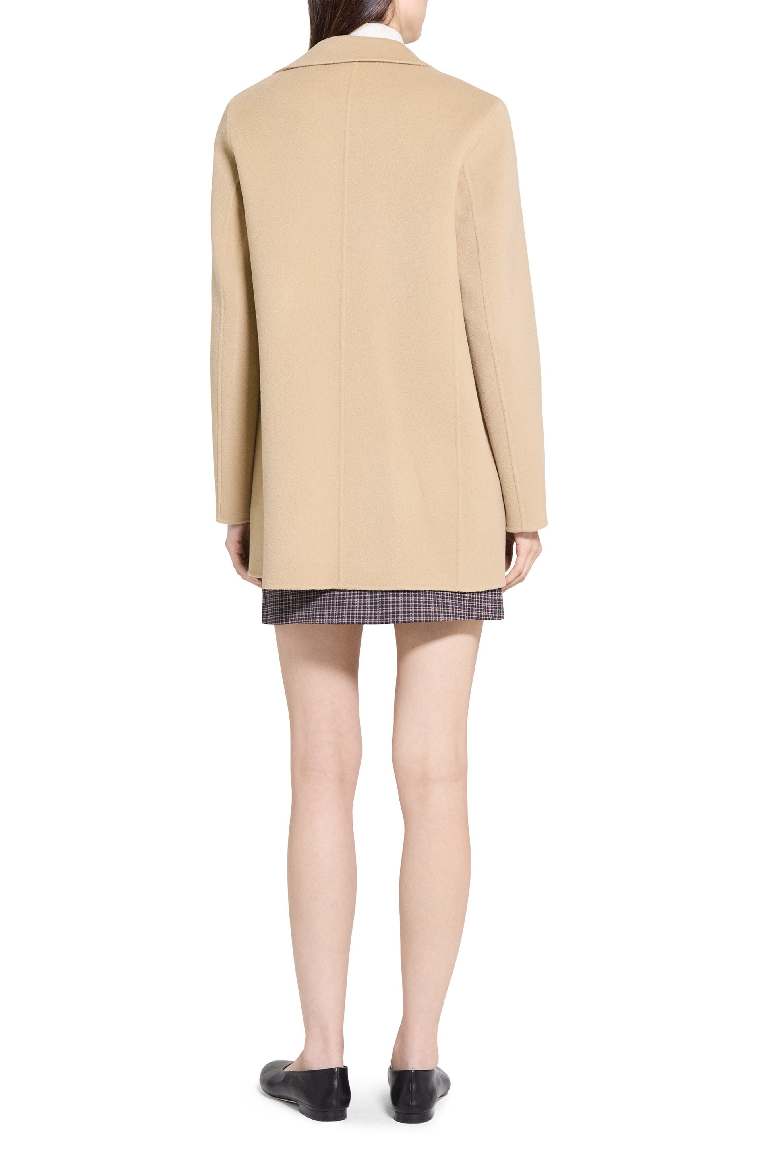 Theory Clairene Wool & Cashmere Jacket in New Camel - 7