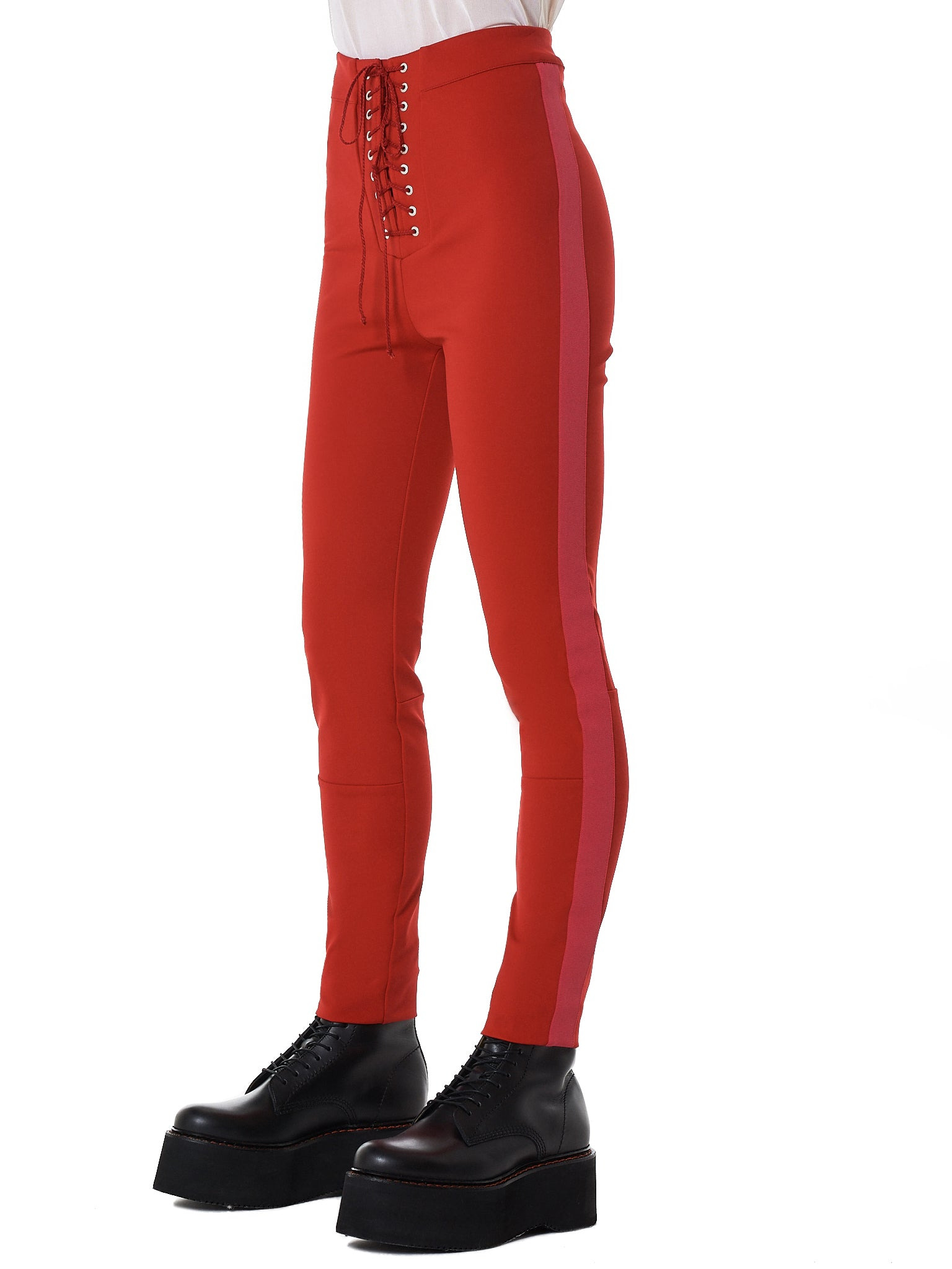 Striped Lace-Up Trouser - 2