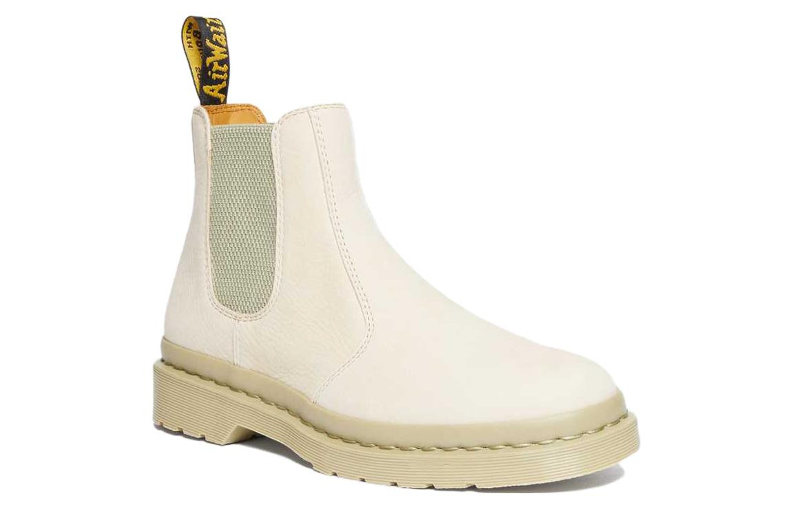 Dr. Martens 2976 Mono Milled Nubuck Leather Chelsea Boots 'Parchment Beige' 30661292 - 2
