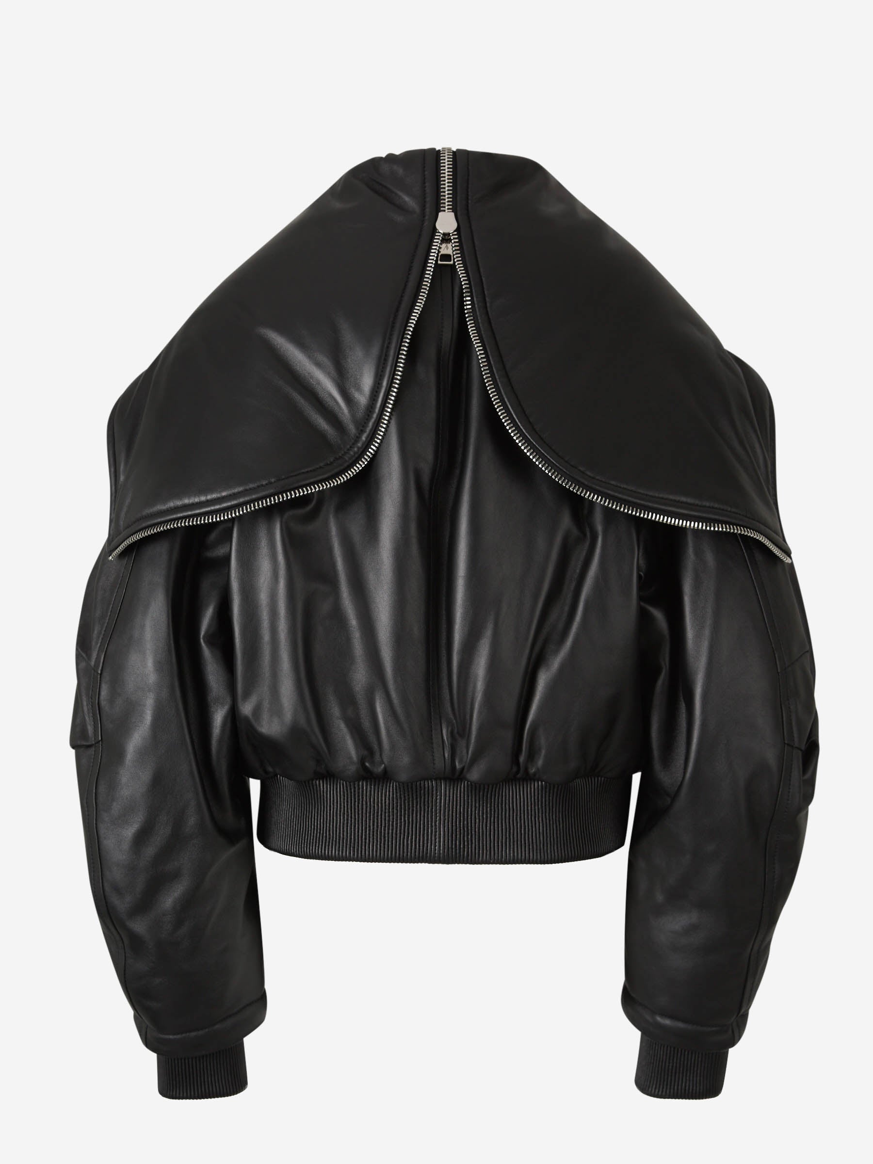THE ATTICO LEATHER BOMBER JACKET | santaeulalia | REVERSIBLE