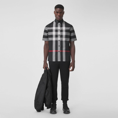 Burberry Short-sleeve Check Cotton Shirt outlook