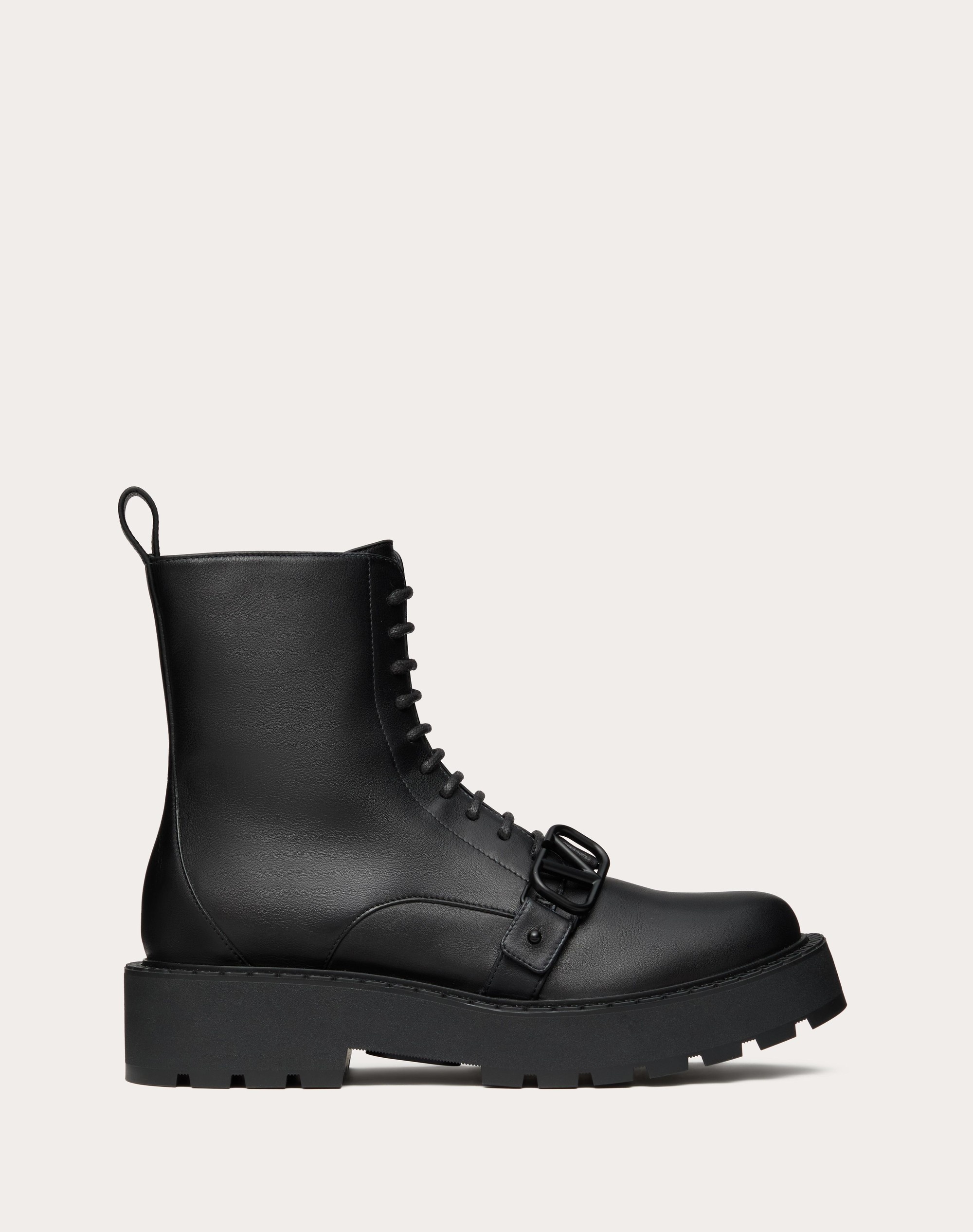 VLOGO SIGNATURE CALFSKIN COMBAT BOOT 45MM - 1