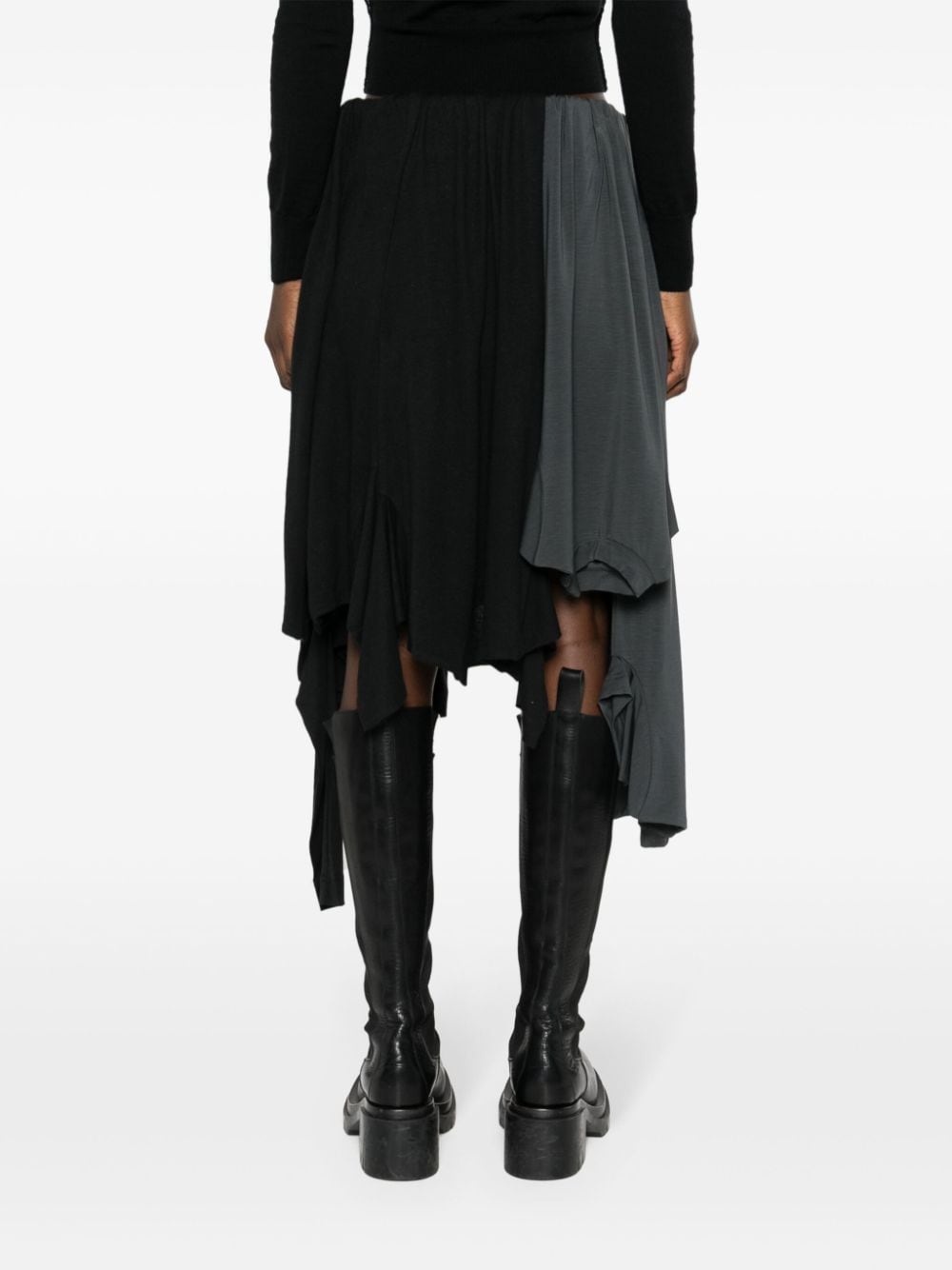 T-shirt patchwork skirt - 4