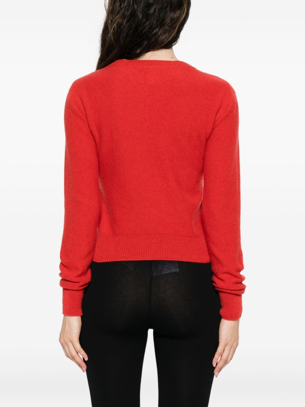 button-front cashmere cardigan - 4