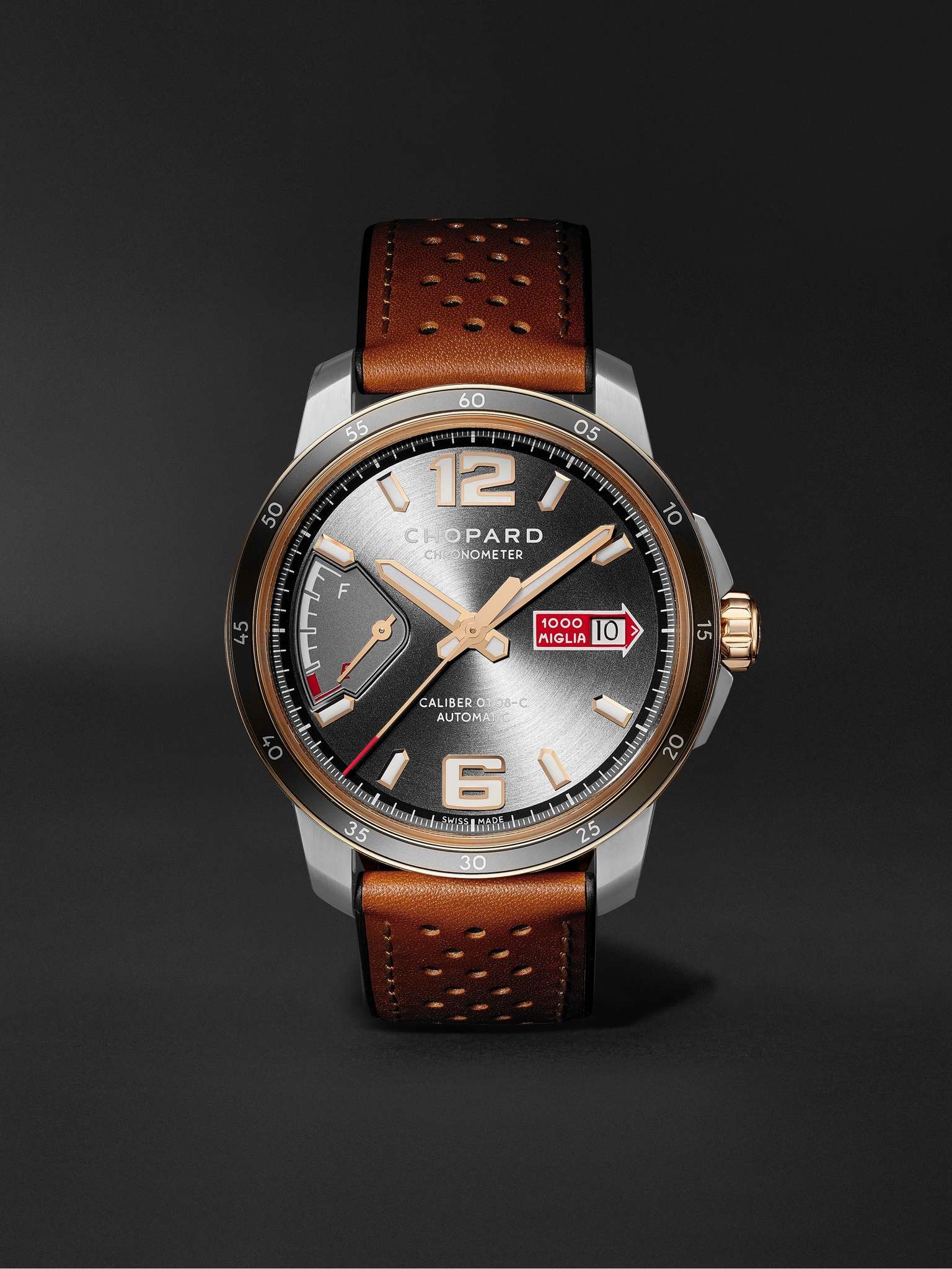 Mille Miglia GTS Power Control Limited Edition Automatic 43mm, 18-Karat Rose Gold, Stainless Steel a - 1