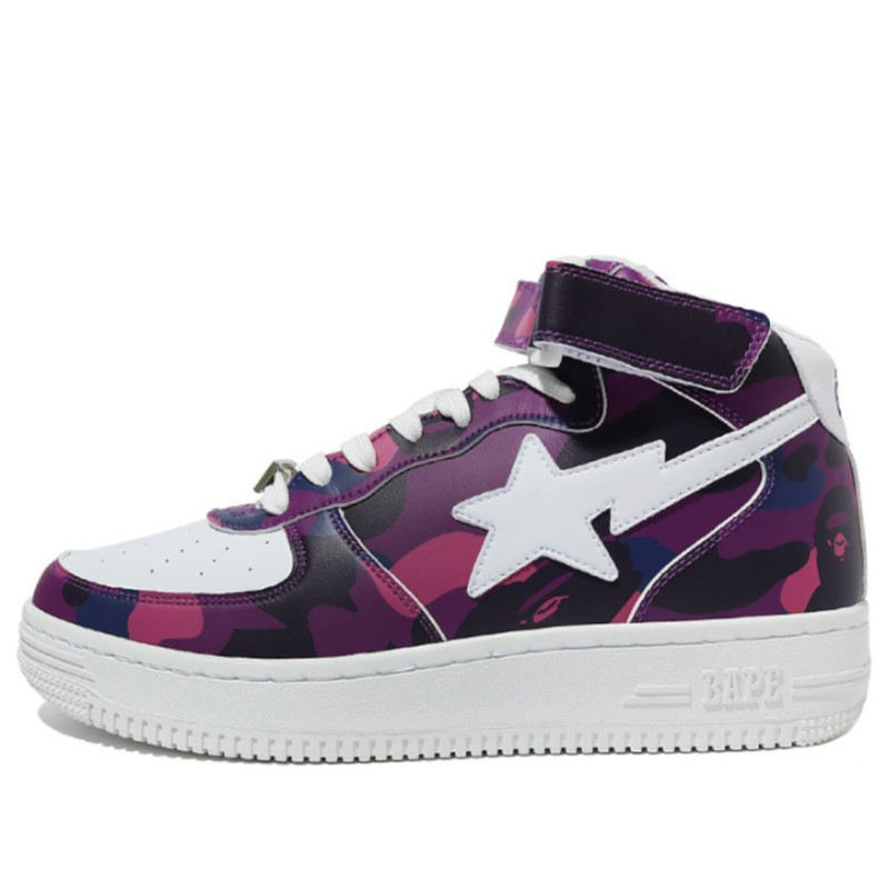 A BATHING APE Bape Sta Mid 'Purple' 1G80-191-008-GRAPE - 1
