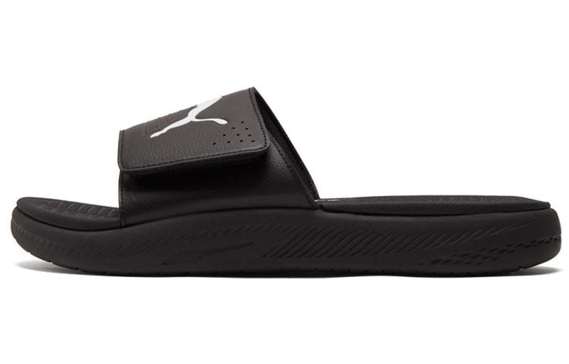 PUMA PUMA Softride Slide 'Black White' 382112-01 outlook