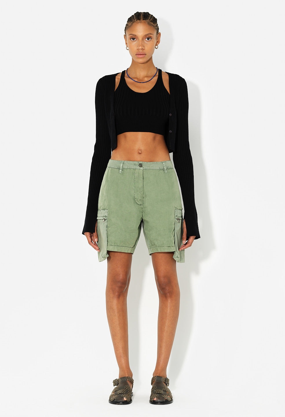 PANELED UTILITY SHORT - 2