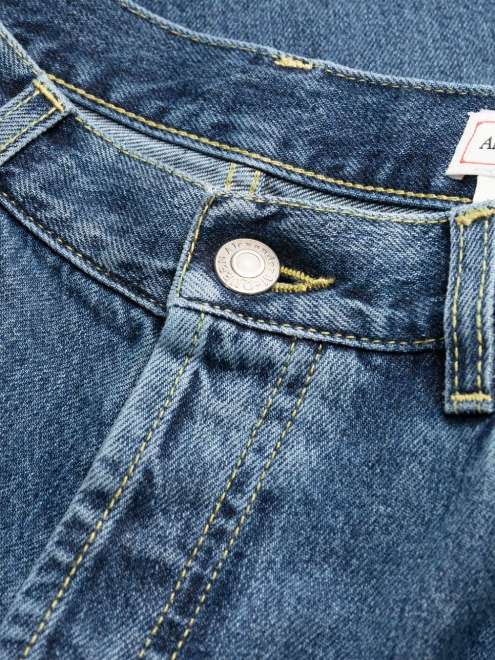 appliqué-detail straight-leg jeans - 7