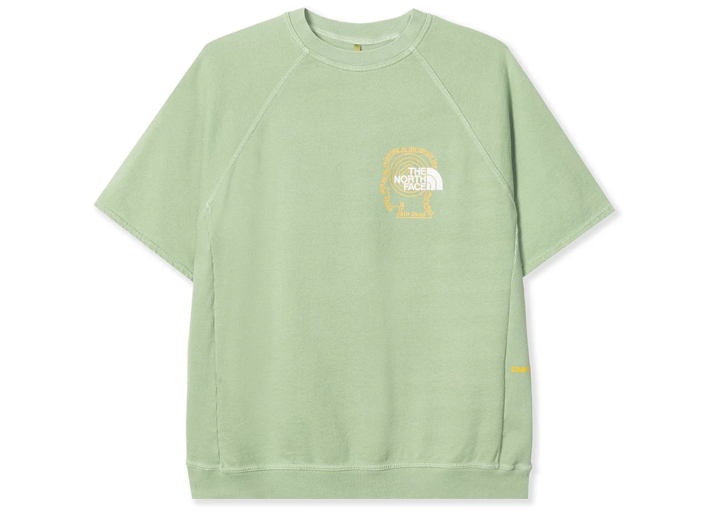 The North Face x Brain Dead SS Climber Crewneck Sweater Green - 1