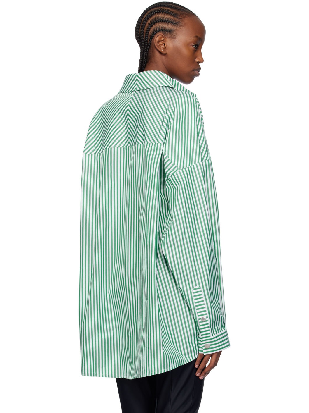 White & Green Cosala Shirt - 3